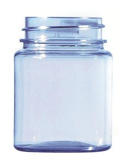 60ml Clear PET Skypack Jar, 33/400 Neck